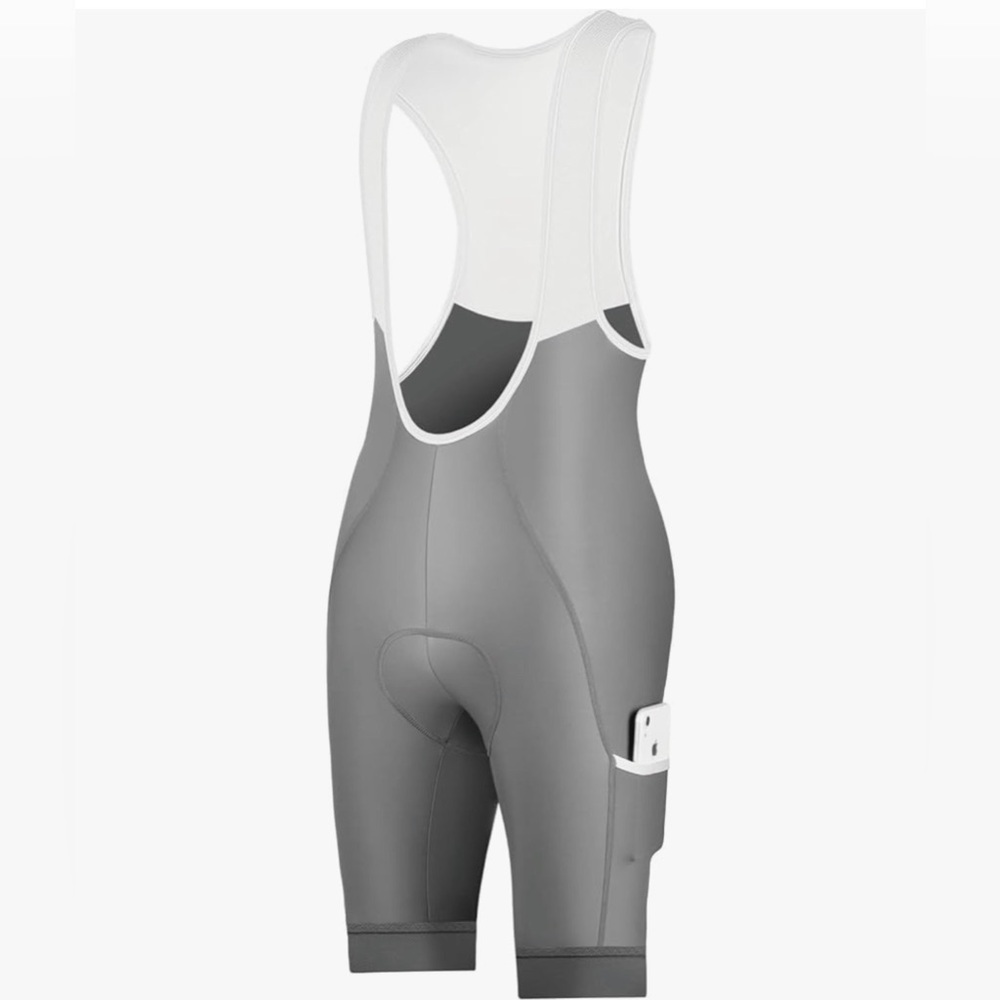 CEROTIPOLAR Men’s Cycling Suit, Long Riding Pad Bicycle Biking Bib Shorts, 3XL